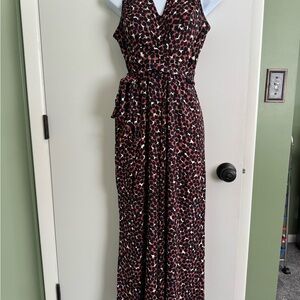 Women's Leopard Print Jumpsuit